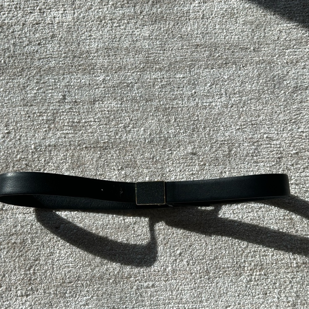 Authentic Celine leather belt with stamp. 36” length.